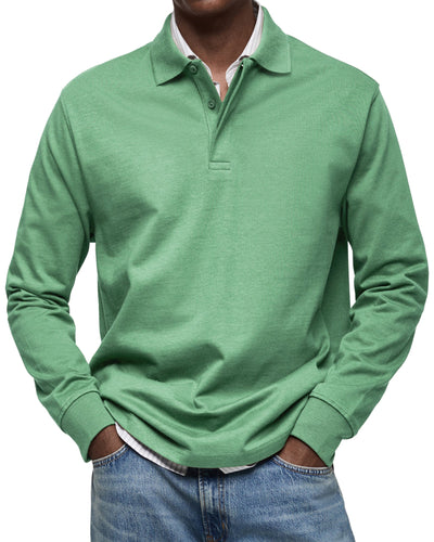ALEXANDRE™ | Polo Maniche Lunghe Casual