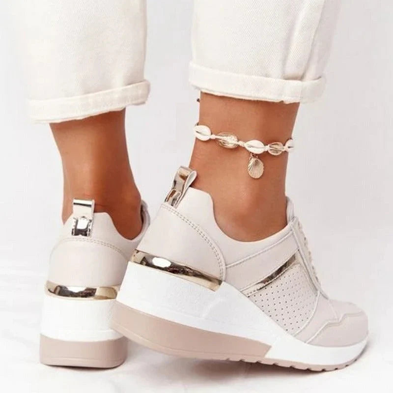 ALICE | Scarpe Sportive con Zeppa e Lacci