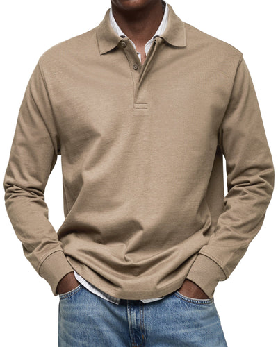 ALEXANDRE™ | Polo Maniche Lunghe Casual