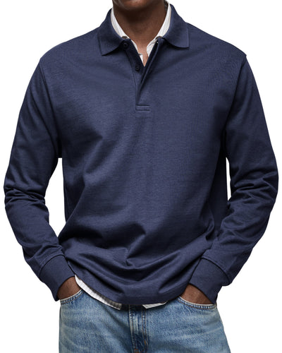 ALEXANDRE™ | Polo Maniche Lunghe Casual