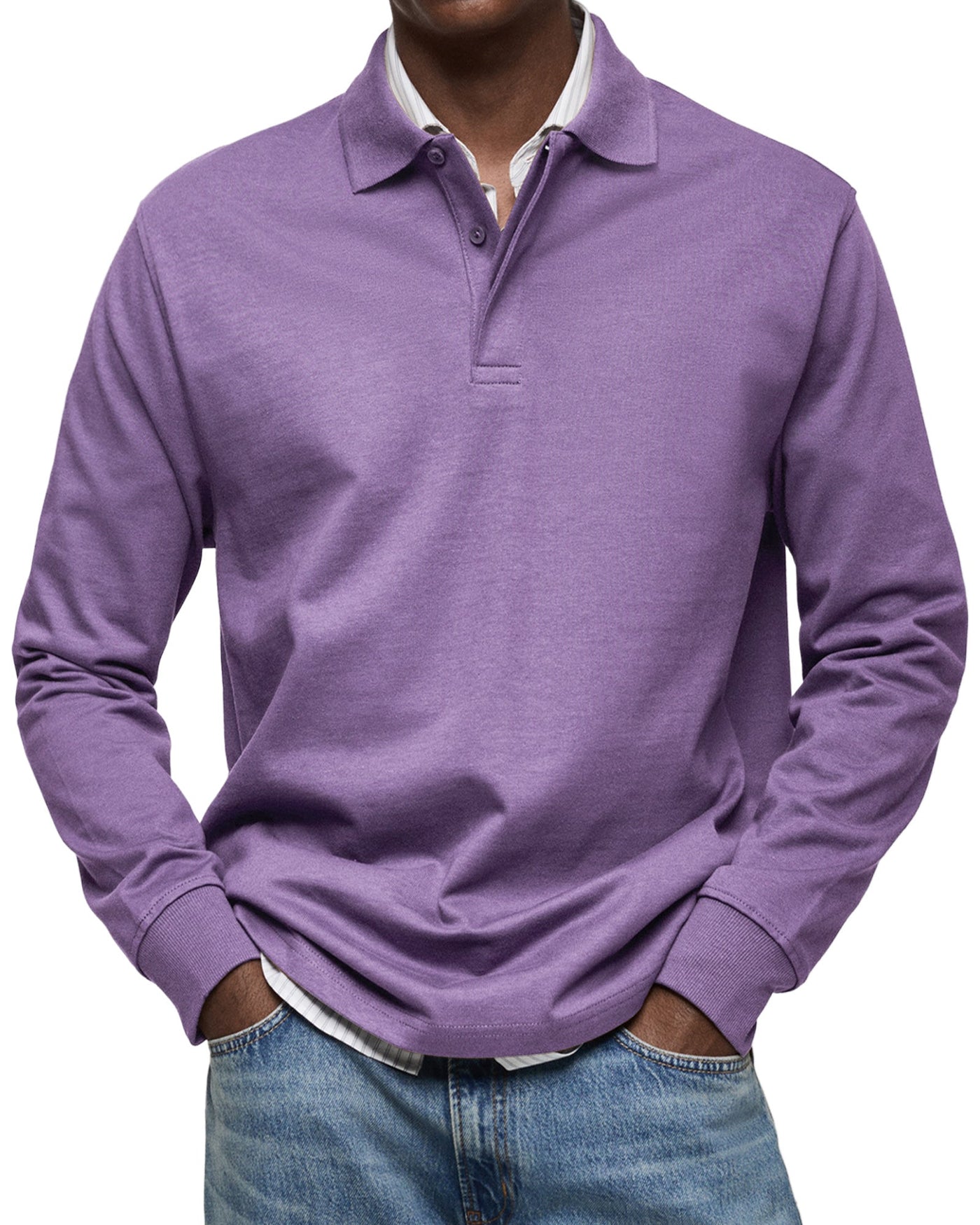 ALEXANDRE™ | Polo Maniche Lunghe Casual