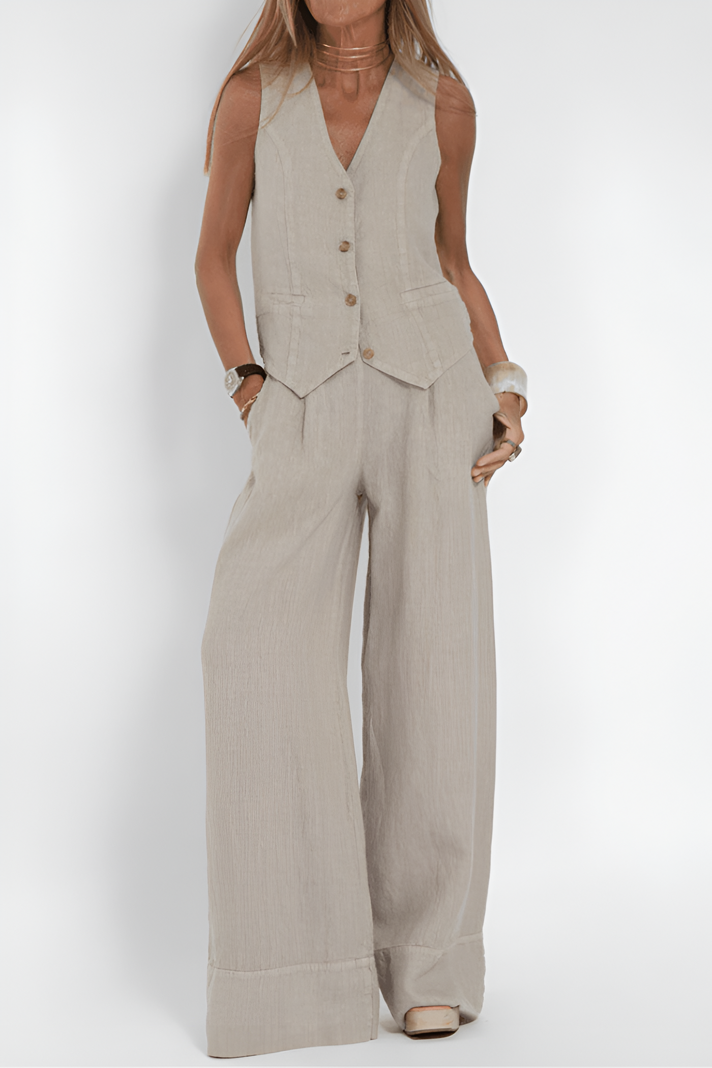 MARTINA | Top Elegante da Donna (+ Pantalone Abbinato GRATIS)