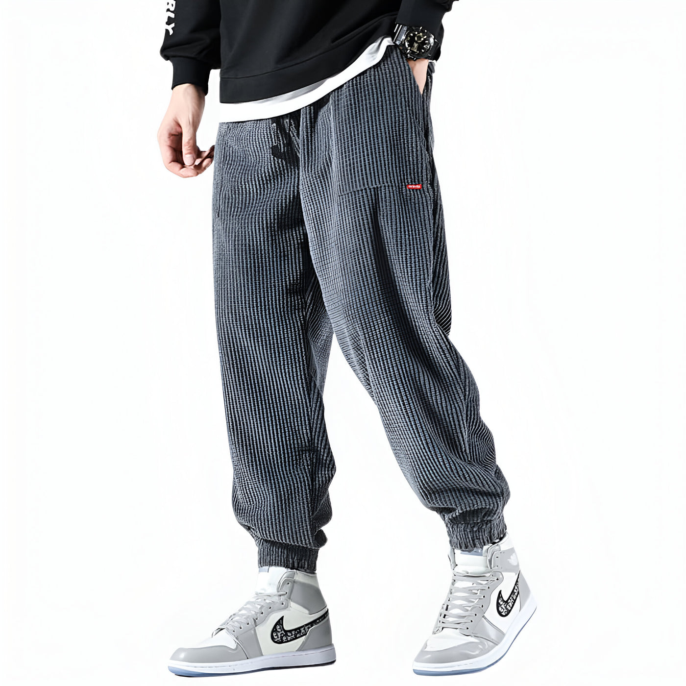 Louis | Pantaloni Casual in Velluto a Coste