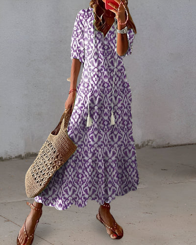 DIANNA | Abito Boho con Copertura per la Pancia