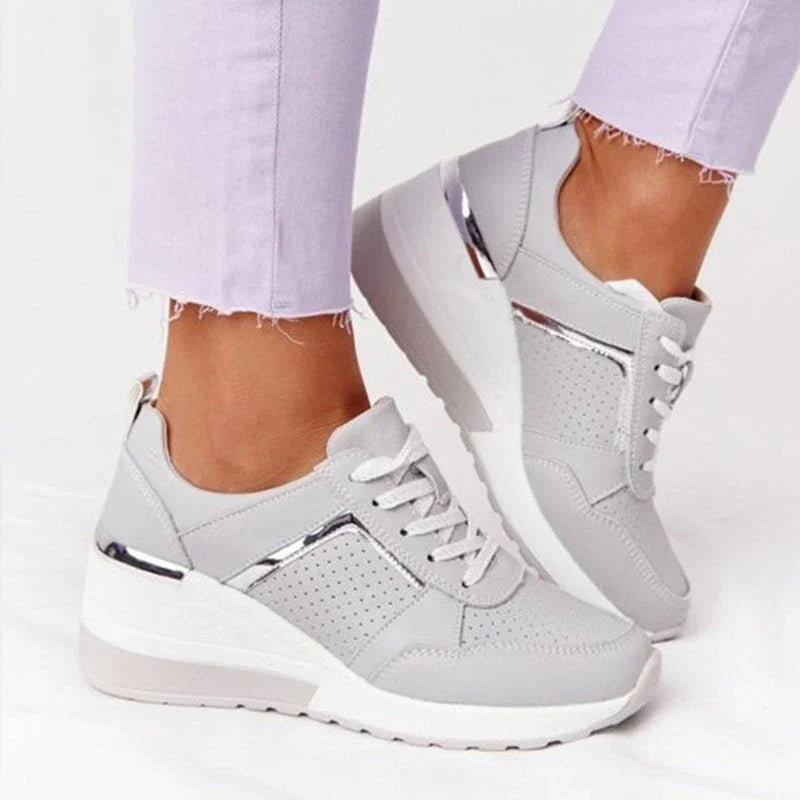 ALICE | Scarpe Sportive con Zeppa e Lacci