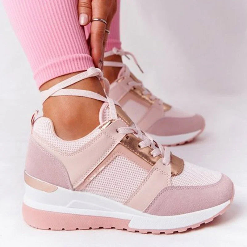 ALICE | Scarpe Sportive con Zeppa e Lacci