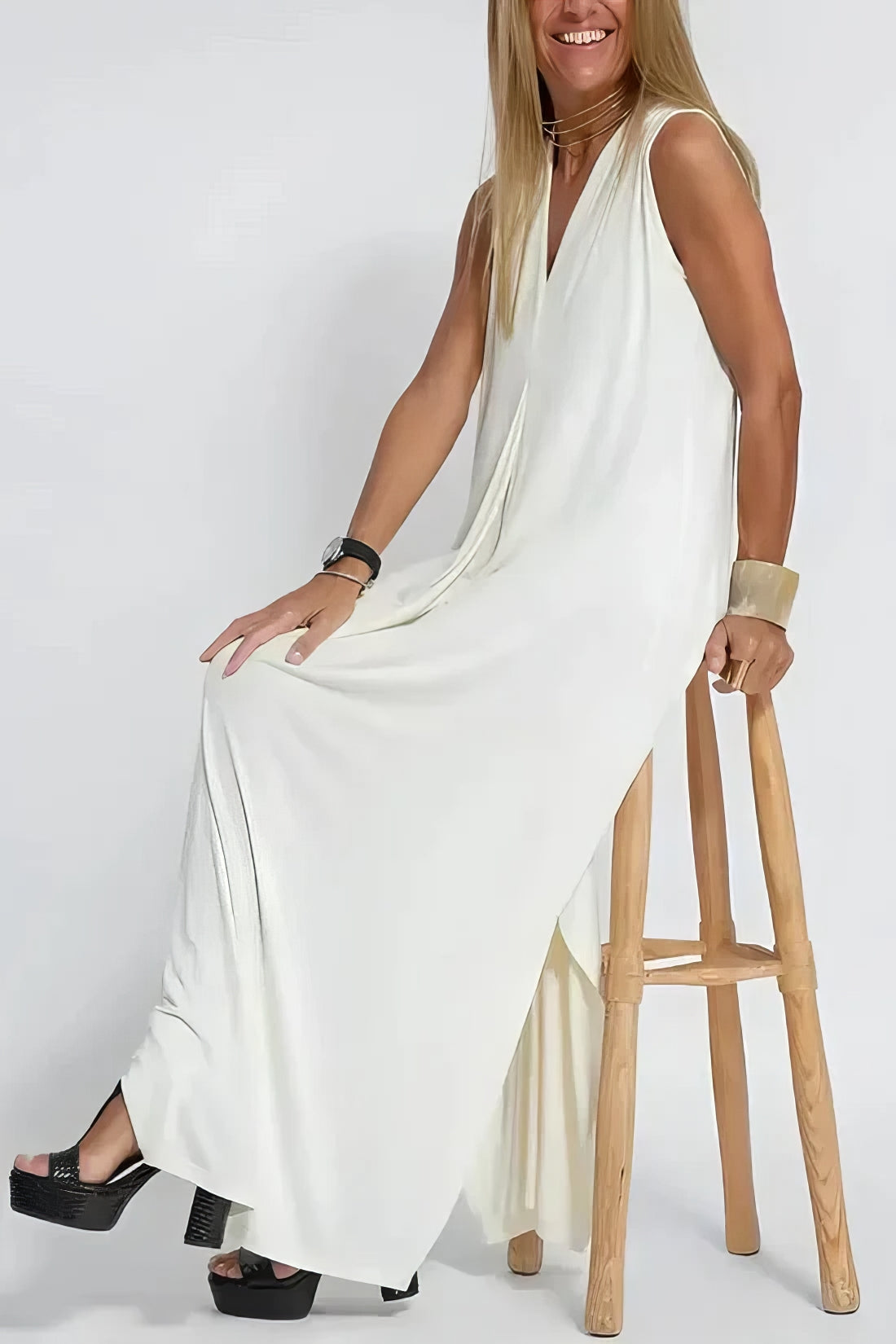 JULIA | Abito Lungo Elegante + Cardigan in Regalo