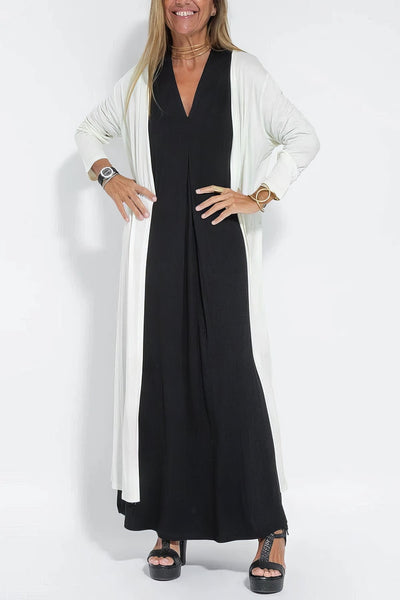 JULIA | Abito Lungo Elegante + Cardigan in Regalo