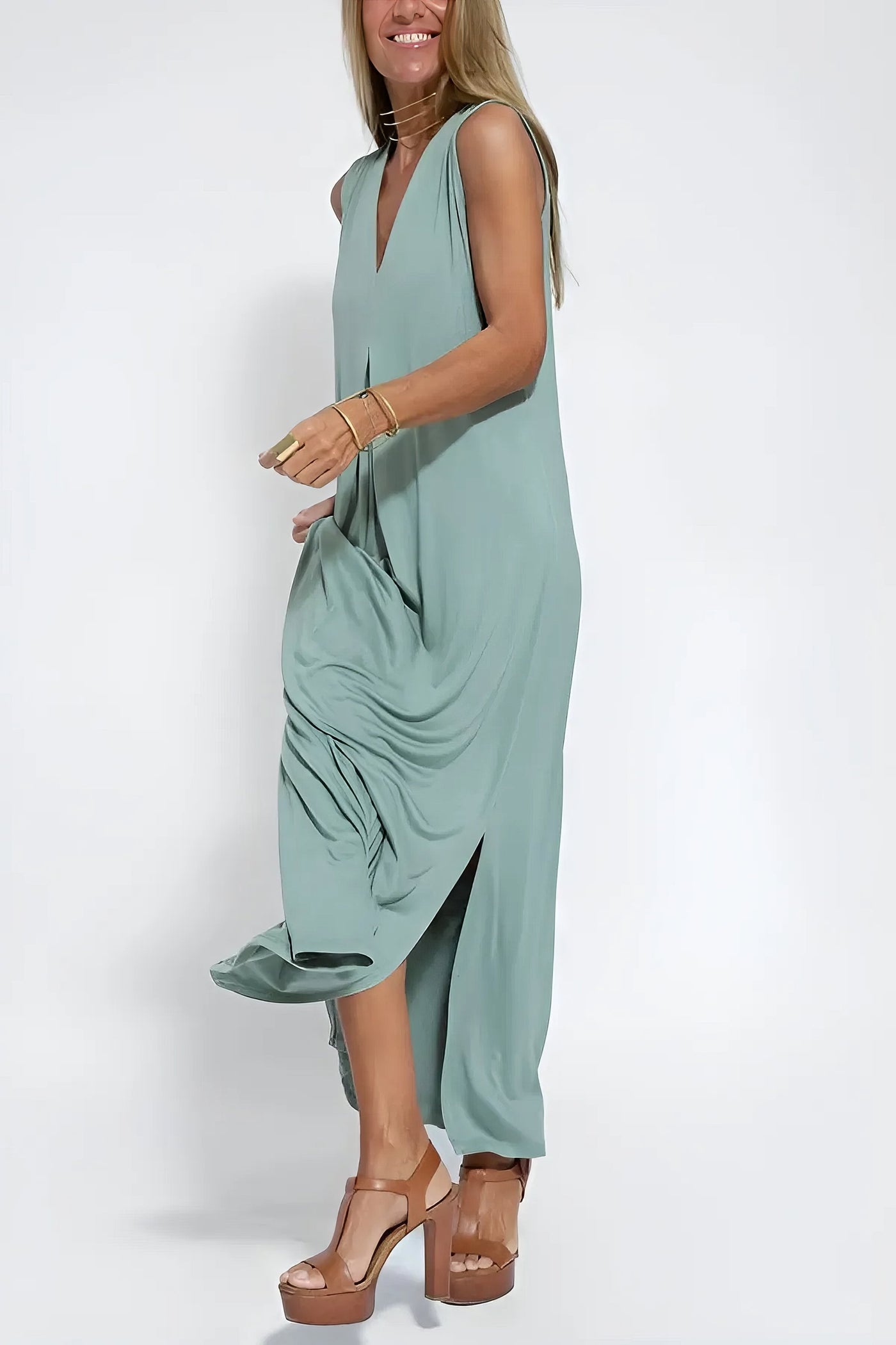 JULIA | Abito Lungo Elegante + Cardigan in Regalo